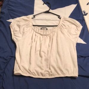 Cute white crop top